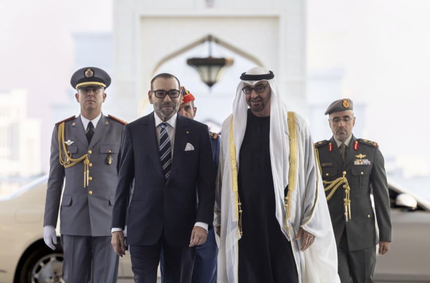  UAE President receives King of Morocco at official reception ceremony