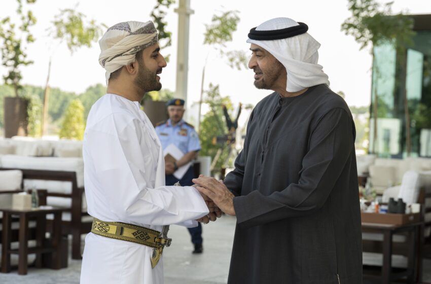  UAE President receives Theyazin bin Haitham Al Said