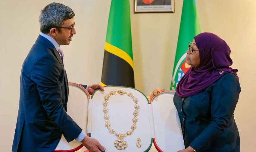 UAE President awards President of Tanzania ‘Mother of the Nation Order